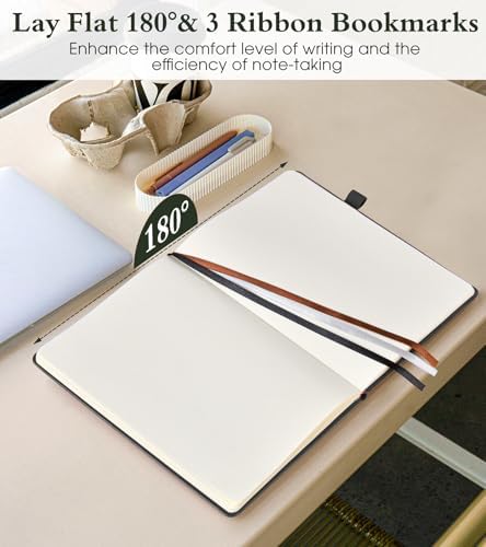 PAIBAS Blank Journal Notebook for Women Men,160 Pages,A5 Hardcover Sketchbook for Drawing, Sketch book, Unlined Notebooks for School,Work, Note Taking,Travel Journals for Writing 5.8"x8.5" (Black)