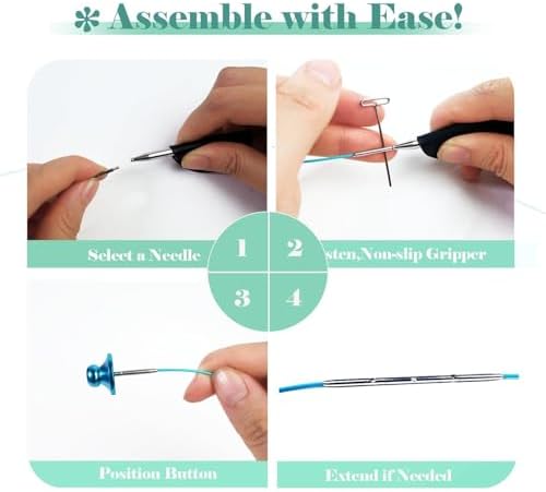 Yarniss Small Size Circular Knitting Needle with Rotating Cable 2.0~5.0mm