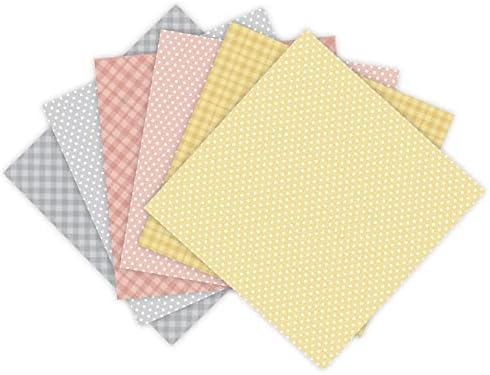 24 Sheets 6"x6" Pink Spring Scrapbook Paper - Single-Sided Pattern Decorative Paper | Scrapbook Supplies & Card Making Supplies for DIY Album, Hand Account & Travel Diary Craft Projects