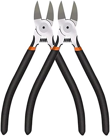 BOENFU Wire Snips Floral Wire Cutter Jewelry Wire Snippers 6 Inches 2 Pack Flush Cut Pliers Side Cutters Metal Cutting Tool for Crafting, Floral, Artificial Flowers, Chicken Wire, Electrical