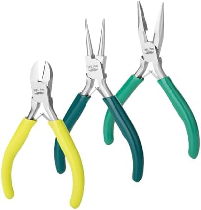 Mr. Pen- Pliers for Jewelry Making, 3 Pack, Chain Nose