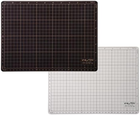 WUTA Self Healing Sewing Mat, Double Sided Non-Slip PVC Cutting Mat A4 Cutting Board for Sewing, Craft, Quilting, Fabric, Scrapbooking Project (9x12inch)