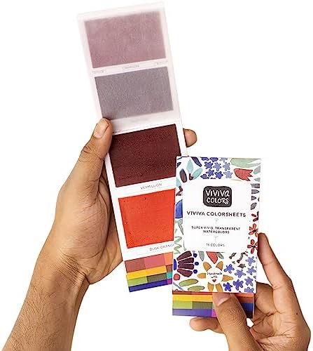 Viviva Travel Watercolor Set - Original 16 Colors, Portable Paint Set