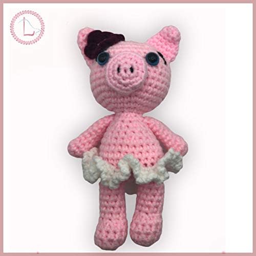 Yarn Pack, 2 skeins of 50g Each, Soft Cotton Yarn for Crochet and Knitting, Craft DK Amigurumi Yarn (Pink Baby)