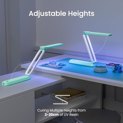 Resiners UV Resin Light, Rechargeable 3-in-1 Foldable UV Lamp, AirWave Pro