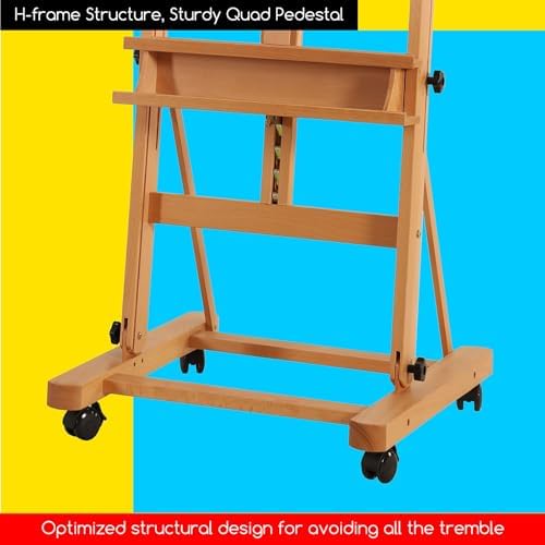 MEEDEN Adjustable H Frame Art Easel: Easel Stand for Painting and Display