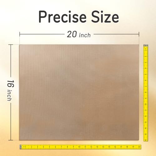 TransOurDream PTFE Teflon Sheets, 16 x 20", 4 Pack