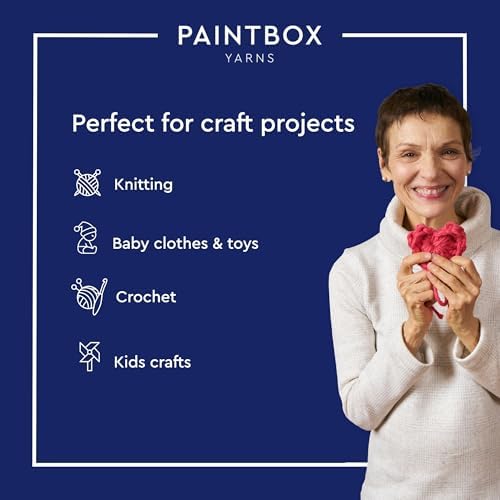 Paintbox Yarns 100% Cotton Aran Yarn 1.76oz / 50g, 93yds / 85m