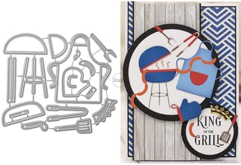 Patchwork Grill Stove Tool Apron Metal Cutting Dies for Card Making