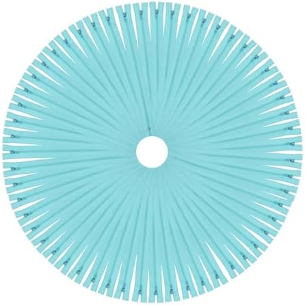 Mandala Crafts 85 PCs Turquoise Assorted Lengths Nylon Zippers for Sewing