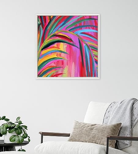 Kate and Laurel Sylvie Blank Framed Canvas Wall Art, 22x22 Gold, Modern Empty Canvas for Paint-Your-Own Art, Premium Already Framed