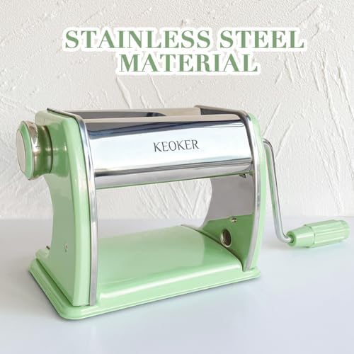 KEOKER Clay Press Machine, Polymer Clay Press Machine for Making Clay Earrings, Polymer Clay Tools, Polymer Clay Roller Machine