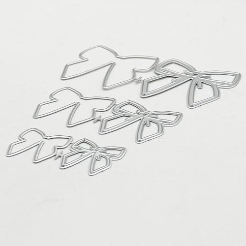 KSCRAFT 2024 November Valentine Release Metal Cutting Dies Stencils for DIY Scrapbooking Decorative Embossing DIY Paper Card (Trio Flat Bows)