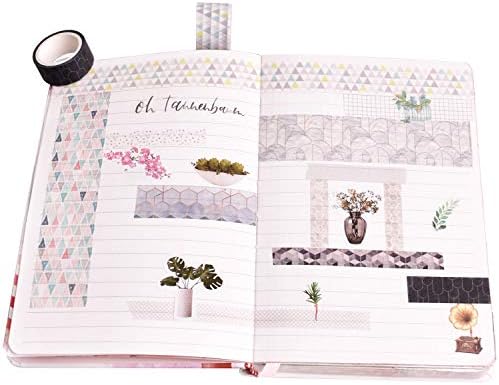 12 Rolls Washi Tape Set, Geometric Pattern Washi Masking Tape