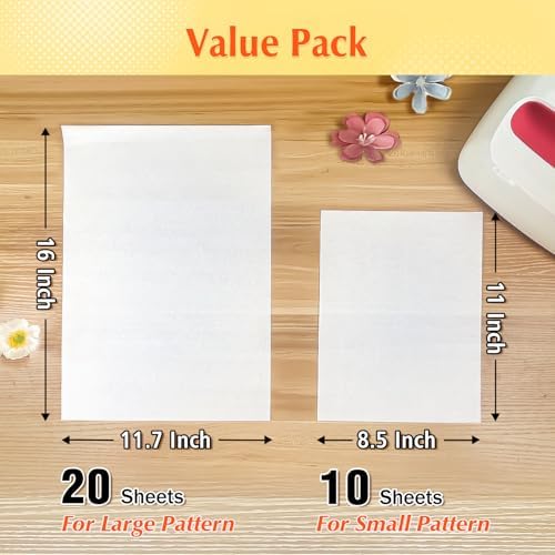 TransOurDream 30 Pack PTFE Teflon Paper Mix Pack for Heat Press