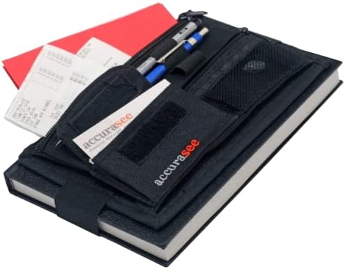 Accurasee Sketch Caddie for Artist - Art Supply Carrier with Elastic Band Attachment for Portfolio Sketch Book, Art Binder, Notebook, Art Organizer