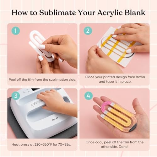YOPPIX 10 Pcs Sublimation Bow Blanks, Sublimation Acrylic Bow Blanks Keychain for Heat Transfer Keychain Luggage Tag Baggage Handbag Travel Suitcase Tags, Home Gift Crafts Supplies