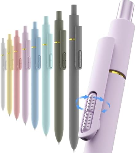 inkipen Blue Ink Fidget Pens, 8 Pcs 0.5mm Fine Point