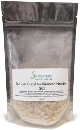 Sodium Cocoyl Isethionate SCI Noodles Surfactant for Hair Skin 4 oz
