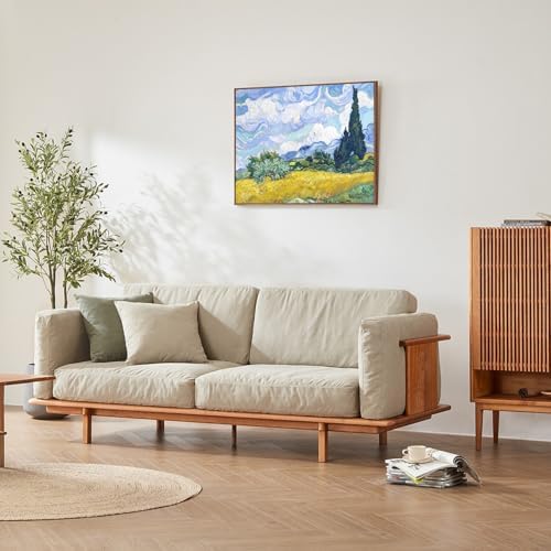 VeGuude Diamond Painting Kits for Adults, Van Gogh Wheat Field with Cypress Diamond Art for Beginner DIY Round 5D Paint with Diamonds Gem Full Drill Diamond Dots for Home Wall Decor Gifts 16x12inch