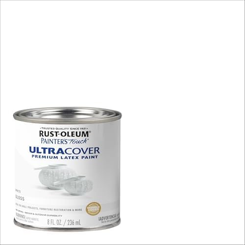 Rust-Oleum Painter's Touch Latex Brush-On Paint, Gloss White