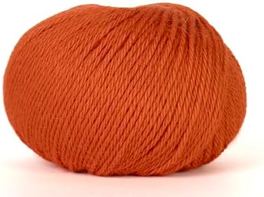 100% Baby Alpaca Yarn for Knitting & Crocheting - Set of 2 Skeins of Premium Yarn DK - Lightweight, Hypoallergenic & Thermal Peru Made - Ideal for Delicate Projects (RE250 - Rust)