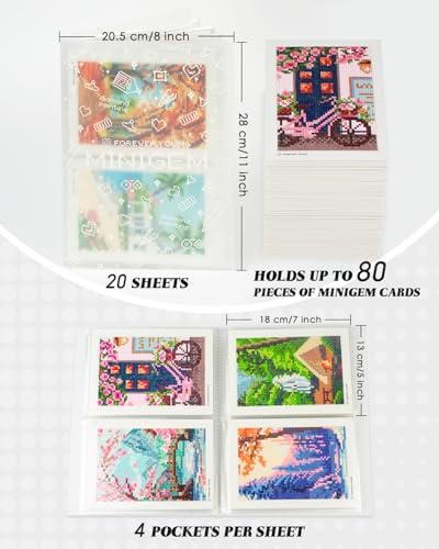 Foreveryoung Minigem Diamond Art Storage Book, 7-Inch, 1 Pack