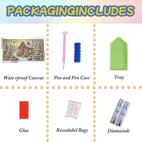 Extra Large Diamond Art Kits for Adults, 5D Diamond Painting Kits 28x16 In