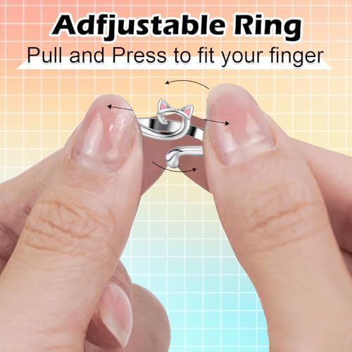4pcs Knitting Crochet Loop Ring for Fingers Metal Open Yarn Guide Crochet Rings