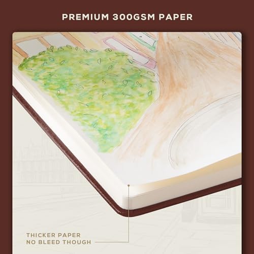 Beechmore Books A5 5.8x8.3 Mixed Media Sketchbook 300 GSM/140LBS