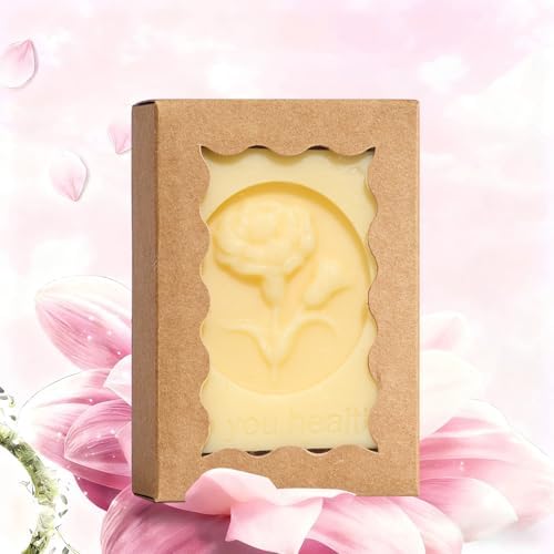 40PCS Kraft Brown Soap Boxes with Window, 3.5x2.36x1.2 Inches, Small Gift Boxes for Homemade Soap, Macarons, Cookies, Candies, Wedding and Birthday Party Favors