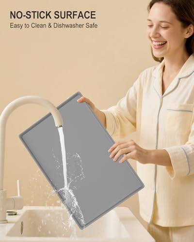 Silicone Art Mat for Crafts, 12" x 19" Waterproof Non-Slip Painting Mat