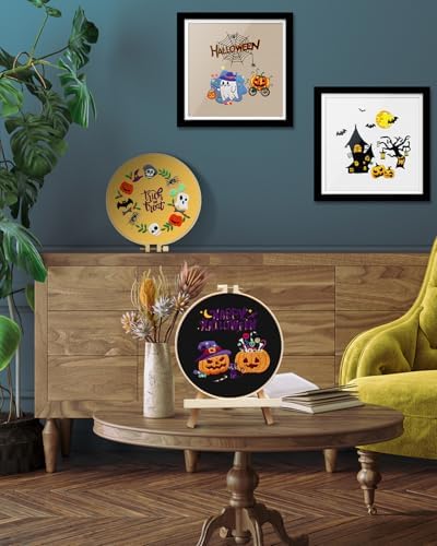 TINDTOP Halloween Embroidery Kit for Adult, Embroidery DIY Starter Kit