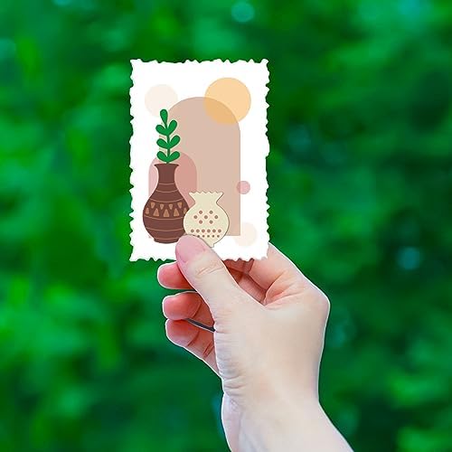 GLOBLELAND Ceramic Vases Cutting Dies for Card Making Leaves Vase Cut Die for DIY Scrapbooking Journal Embossing Paper Craft Decor