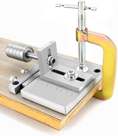 QWORK Heavy Duty Leather Strap Cutting Tool, 7075 Aluminium Alloy Plate Leather Belt Cutting Machine, Max 60mm Cut Width, for Thick, Hard Leather