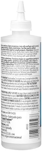 Aleene's Liquid Fusion Glue, Great for Rhinestone Embellishment, Diamond Art, Tumbler Making, 8 oz