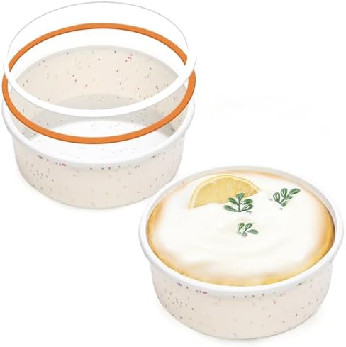4 Inch Silicone Round Cake Pans, Set of 2