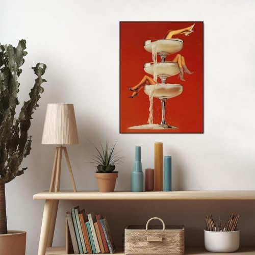 XUCNWL Diamond Art Kits for Adults,Woman Cocktail Diamond Painting
