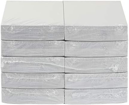 Amazon Basics Blank Index Cards for Studying and Note Taking, White, 3" x 5", 1000 Count (10 Pack of 100), 7.5 pt. Paper Weight