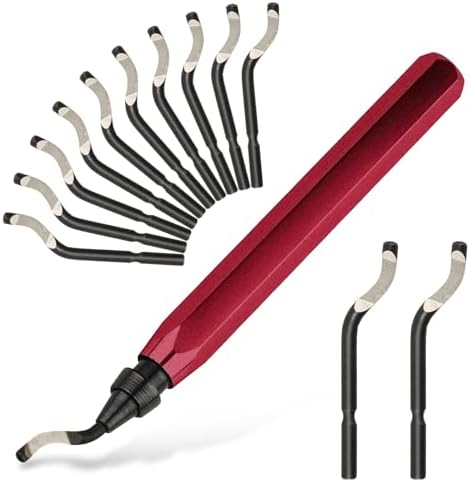 Deburring Tool with 12 HSS Blades for Metal Resin PVC 3D Print