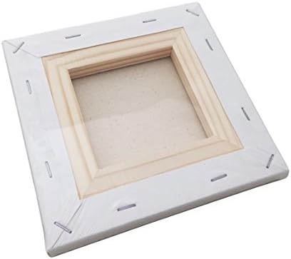LWR CRAFTS Stretched Canvas 6" X 6" Pack of 6