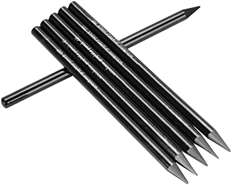 6Pcs Sketch Charcoal Pencils for Drawing Graphite Pencils Woodless Drawing Pencils for Sketching Shading Blending Artist Pencils for Beginners Artists Included HB 2B 4B 6B 8B EE