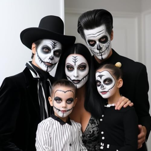 SUNNYVALE 3pcs Black Eye Black Stick Pack Softball Baseball Football Sport Bulk, Waterproof Hypoallergenic Face Body Paint Cream Foundation Makeup for Skeleton Cosplay Costume