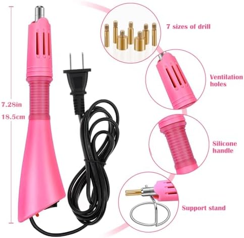 Hotfix Rhinestones Bedazzling Kit,Iron-on Hot Fix Applicator Setter Tool with Rhinestones,Hot Fixed Wand for Clothes Clothing Fabric Crafts,Crystal