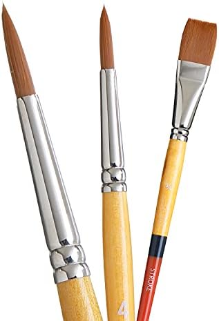 Princeton Snap! PAB96522 9650SET-2 Snap Brush, Round 6 4 Stroke 34", Multicolor