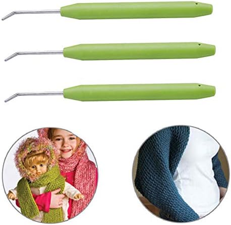 Mofuiry 4 Sets Knitting Loom Hooks, Crochet Hook Set with 8 Pieces Needles for Knifty Knitters