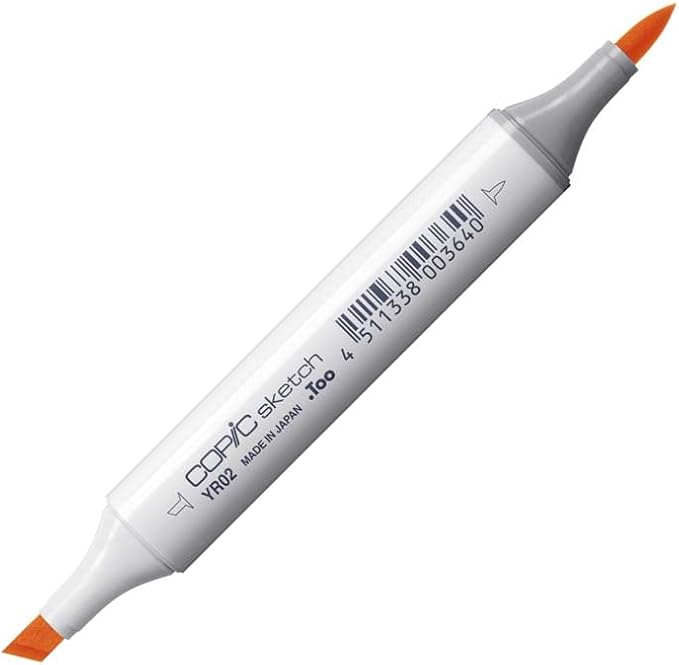 Copic Markers YR02-Sketch, Light Orange, 1 Count (Pack of 1)