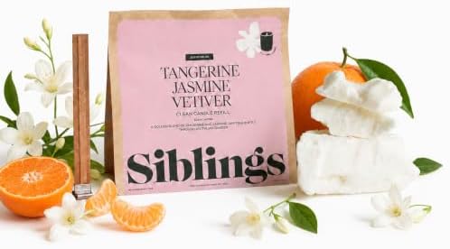 Siblings Candle Refill Kit No. 03, Tangerine Jasmine Vetiver