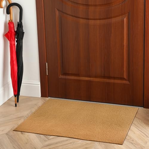 Blank Door Mat for Crafting and Painting, Artificial Coir Doormat Outdoor, Non-Slip Rubber Backing Welcome Mat for Indoor/Outdoor Front Porch Entryway (30x17 Inch)