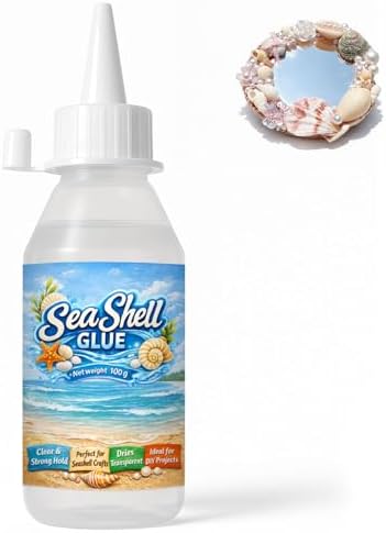 100ml Sea Shell Glue for Crafts,Waterproof Fast-Drying & No Residue